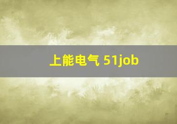 上能电气 51job